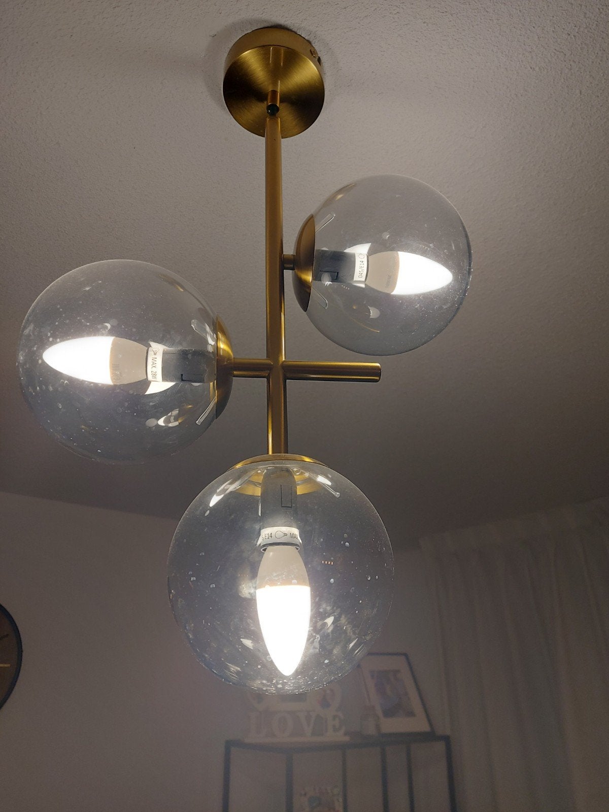 Plafondlamp, Ophalen, Zo goed als nieuw