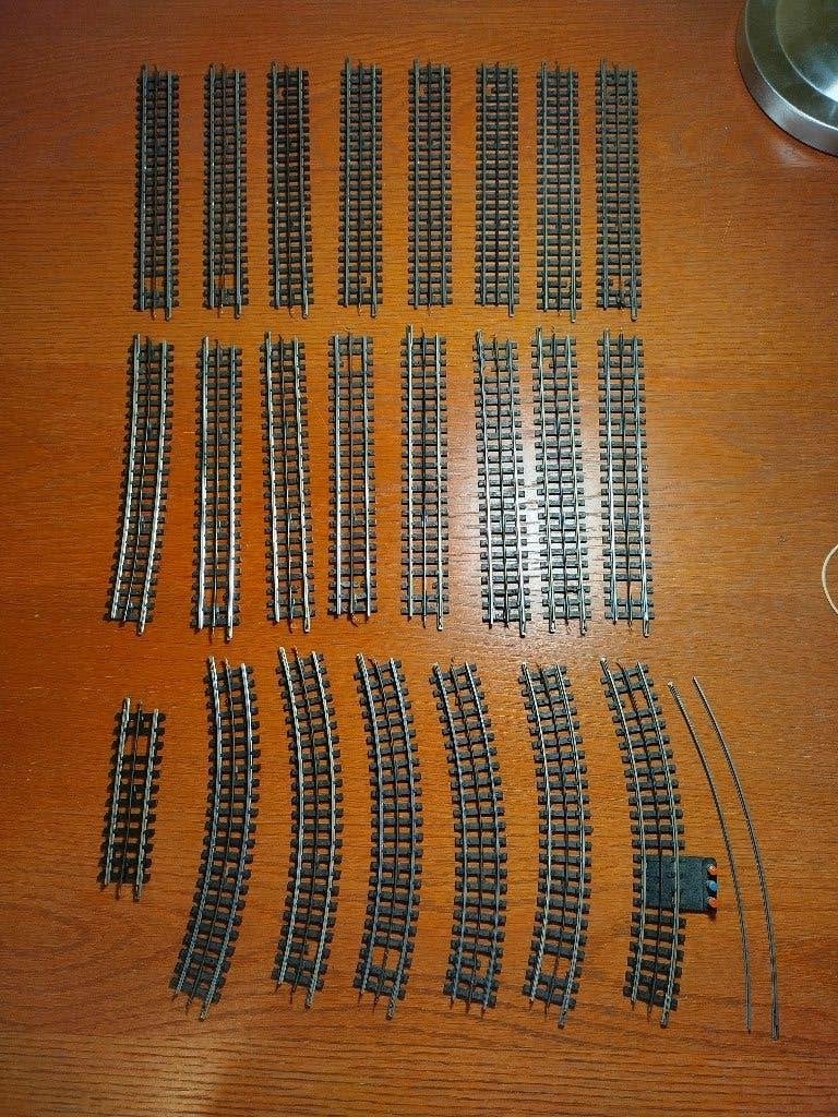 Trix Express 4301/4312 - Rails b-keus, Hobby en Vrije tijd, Modeltreinen | H0, Gebruikt, Gelijkstroom, Trix, Rails