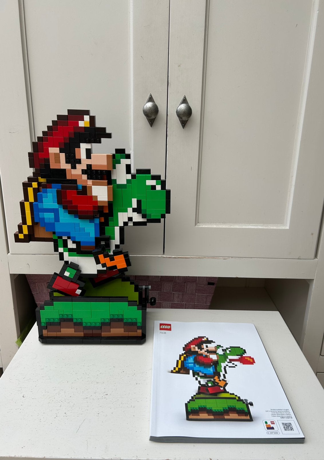 LEGO 71438 Super Mario World Mario & Yoshi, Lego, Ophalen of Verzenden, Zo goed als nieuw, Complete set