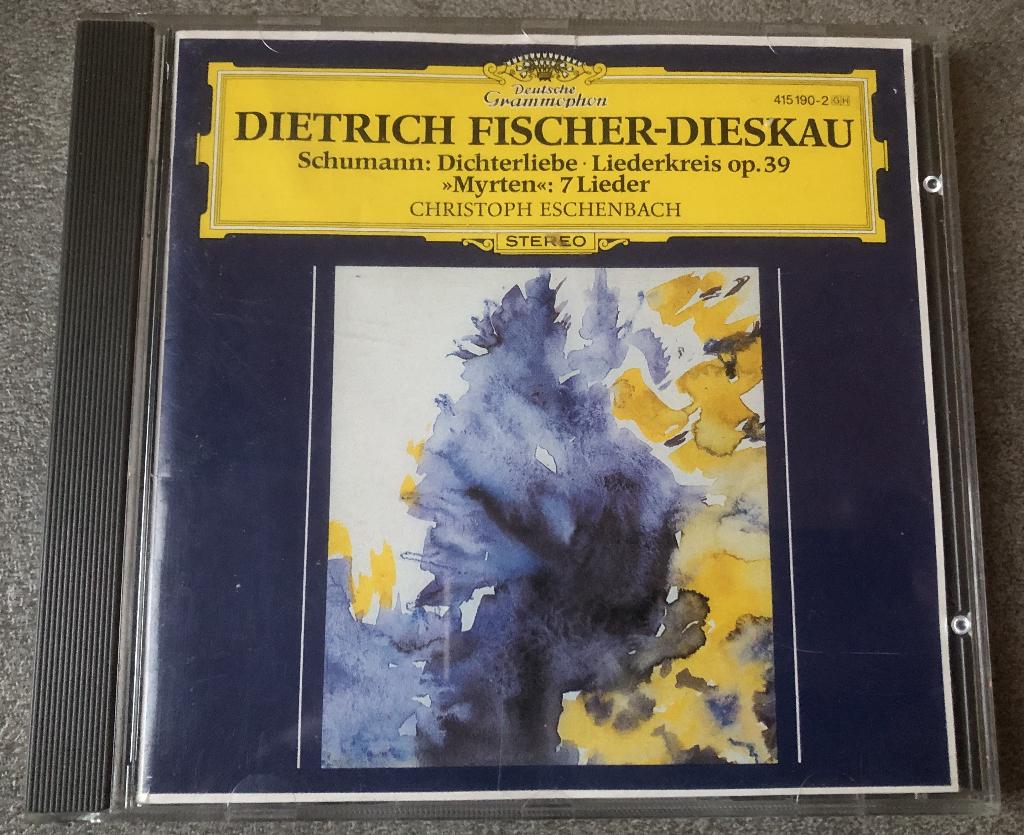SCHUMANN - LIEDER - DIETRICH FISCHER-DIESKAU - CHRISTOPH, Ophalen of Verzenden, Romantiek, Zo goed als nieuw, Vocaal