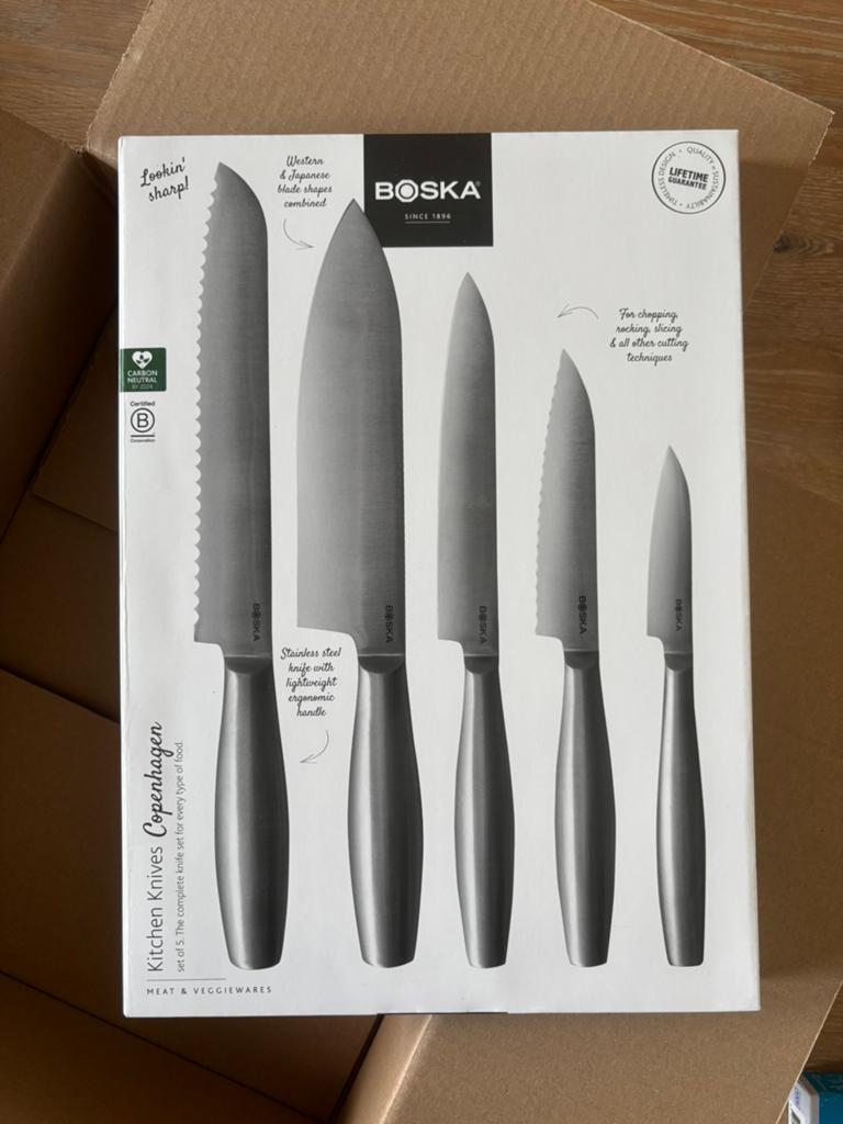 Boska Messenset Copenhagen, Huis en Inrichting, Keuken | Bestek, Ophalen of Verzenden, Nieuw, Rvs of Chroom