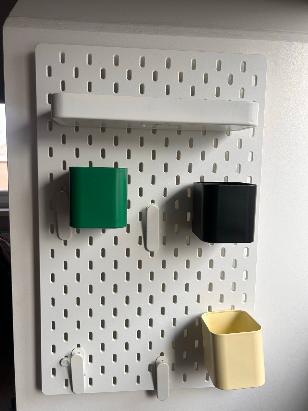 IKEA Skadis Ophangbord met Accessoires, Ophalen, Hout, Zo goed als nieuw, Modern