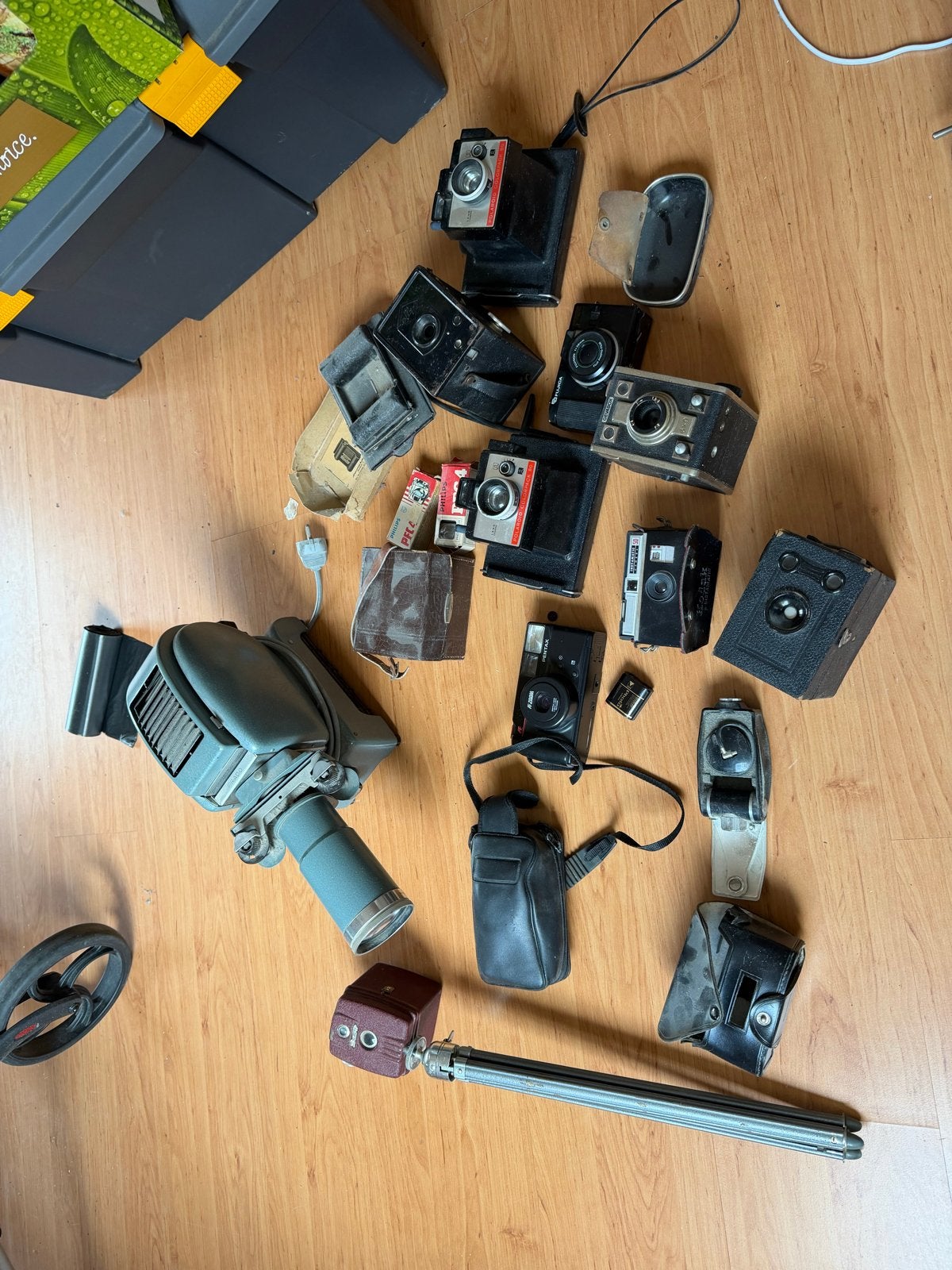 Grote collectie vintage camera's en accessoires, Audio, Tv en Foto, Fotocamera's Analoog, Ophalen, Gebruikt, Compact, Overige Merken
