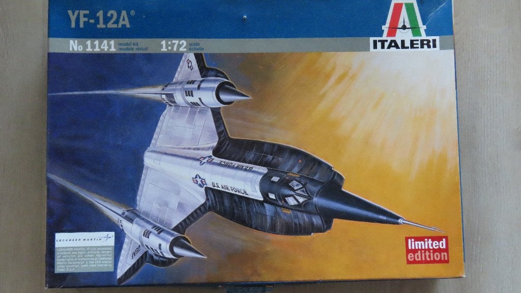 YF-12A Mach 3 interceptor Italeri 1/72, Hobby en Vrije tijd, Modelbouw | Vliegtuigen en Helikopters, 1:72 tot 1:144, Italeri, Nieuw
