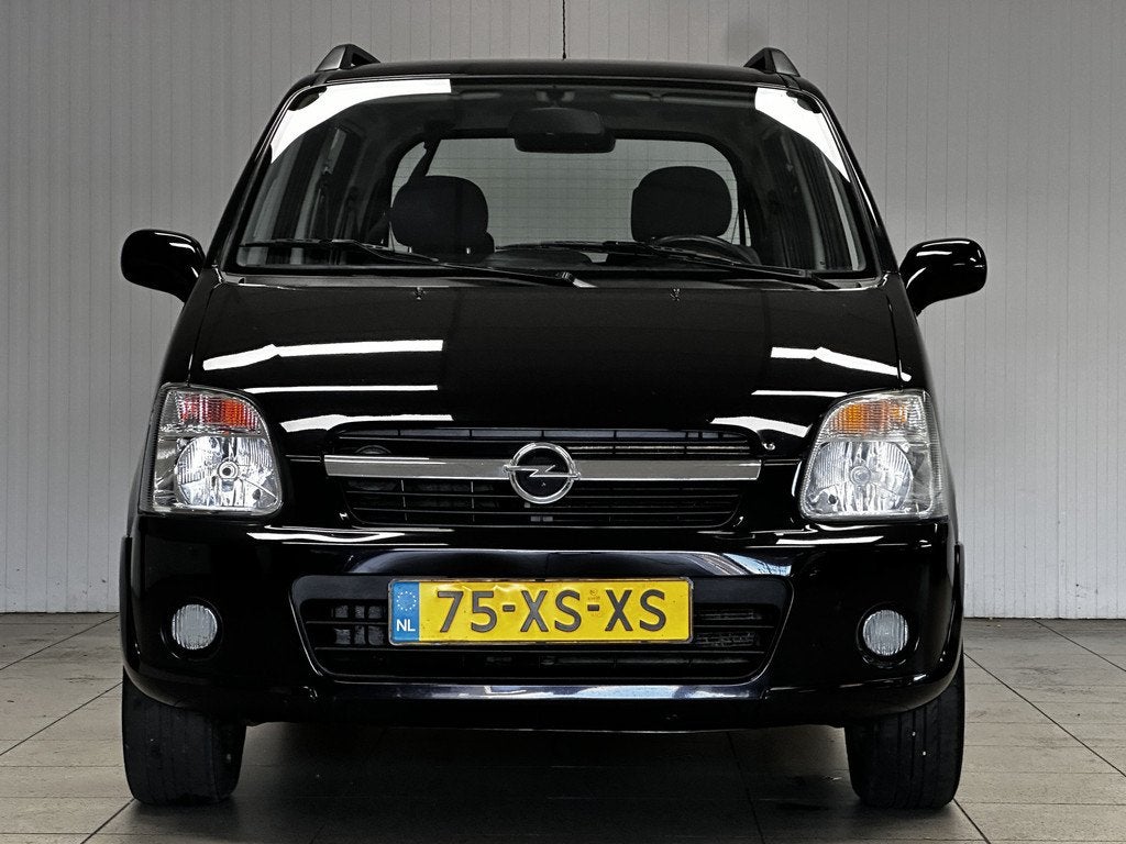 Opel Agila 1.2-16V Temptation/ 5-Drs/ Trekhaak/ Airco/ C.V., Auto's, Opel, Stof, Zwart, 4 cilinders, 82 pk