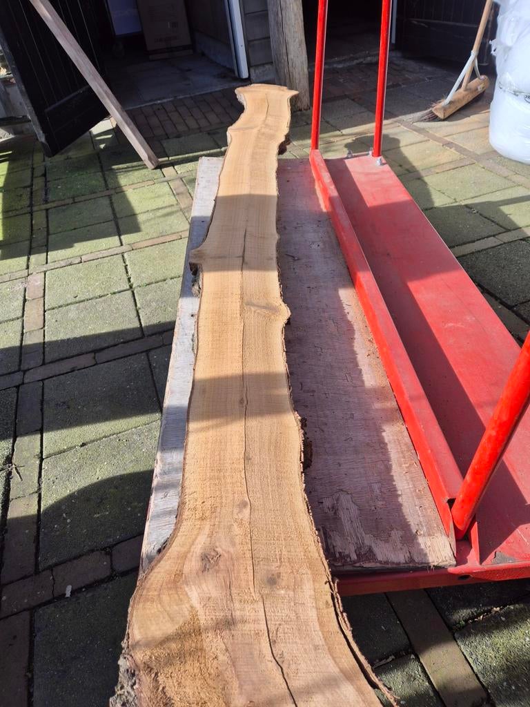 55 stuks Kersenhout - 250-280cm lang, 10-25cm breed, Doe-het-zelf en Verbouw, Hout en Planken, Ophalen, Nieuw, 250 tot 300 cm