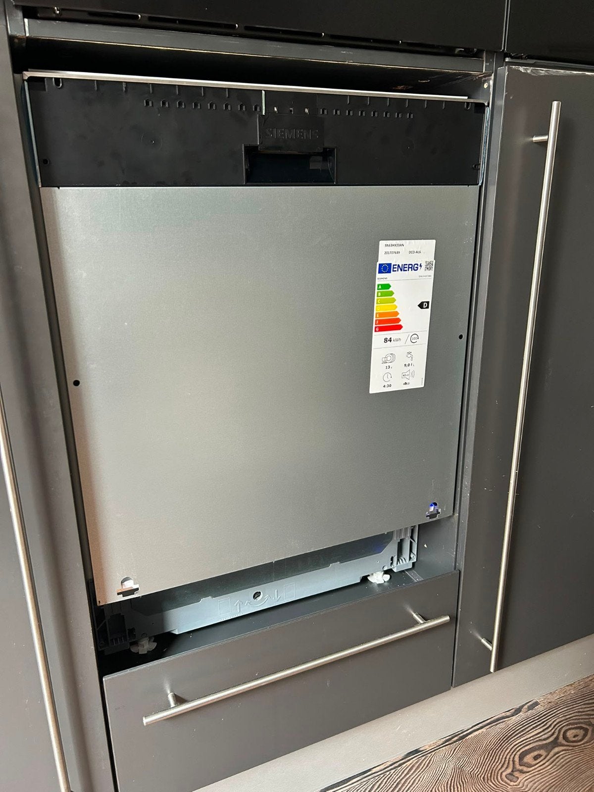 Siemens vaatwasser vaatwasmachine  IQ300 geïntegreerd 60 cm, Ophalen, Nieuw, Inbouw, Minder dan 85 cm