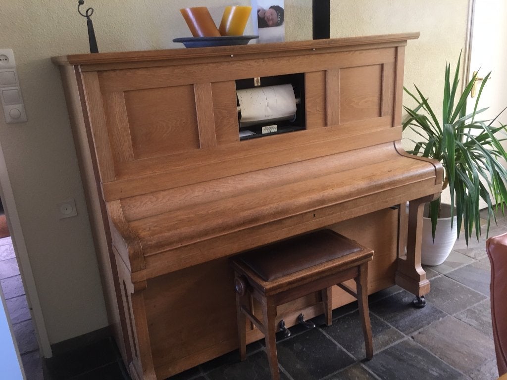 Pianola - mooi project voor de liefhebber, Ophalen, Gebruikt, Bruin, Piano