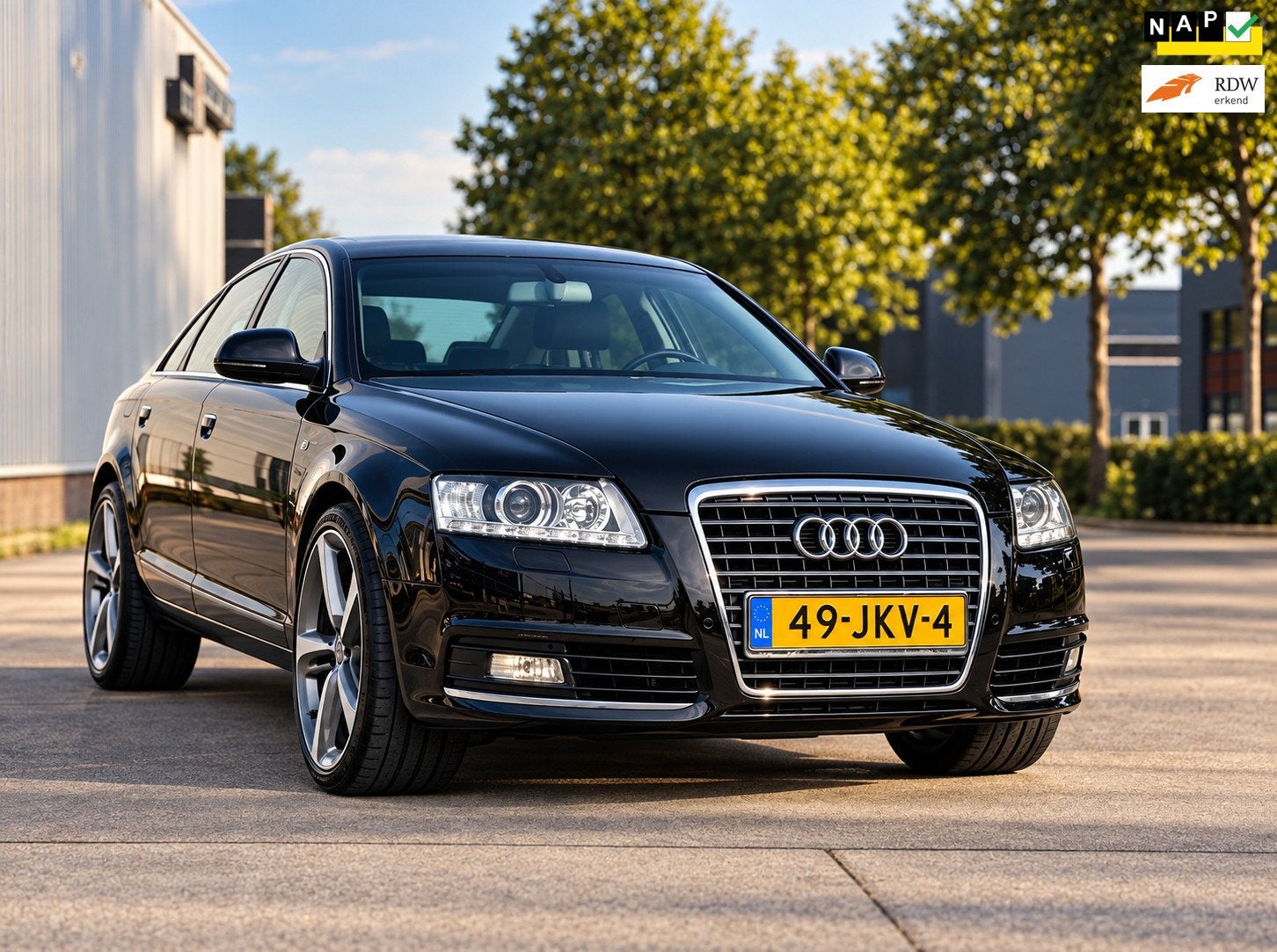 Audi A6 Limousine 2.8 FSI Automaat | Xenon | Led | Navi | Ap, Auto's, Euro 5, Gebruikt, Zwart, Bedrijf