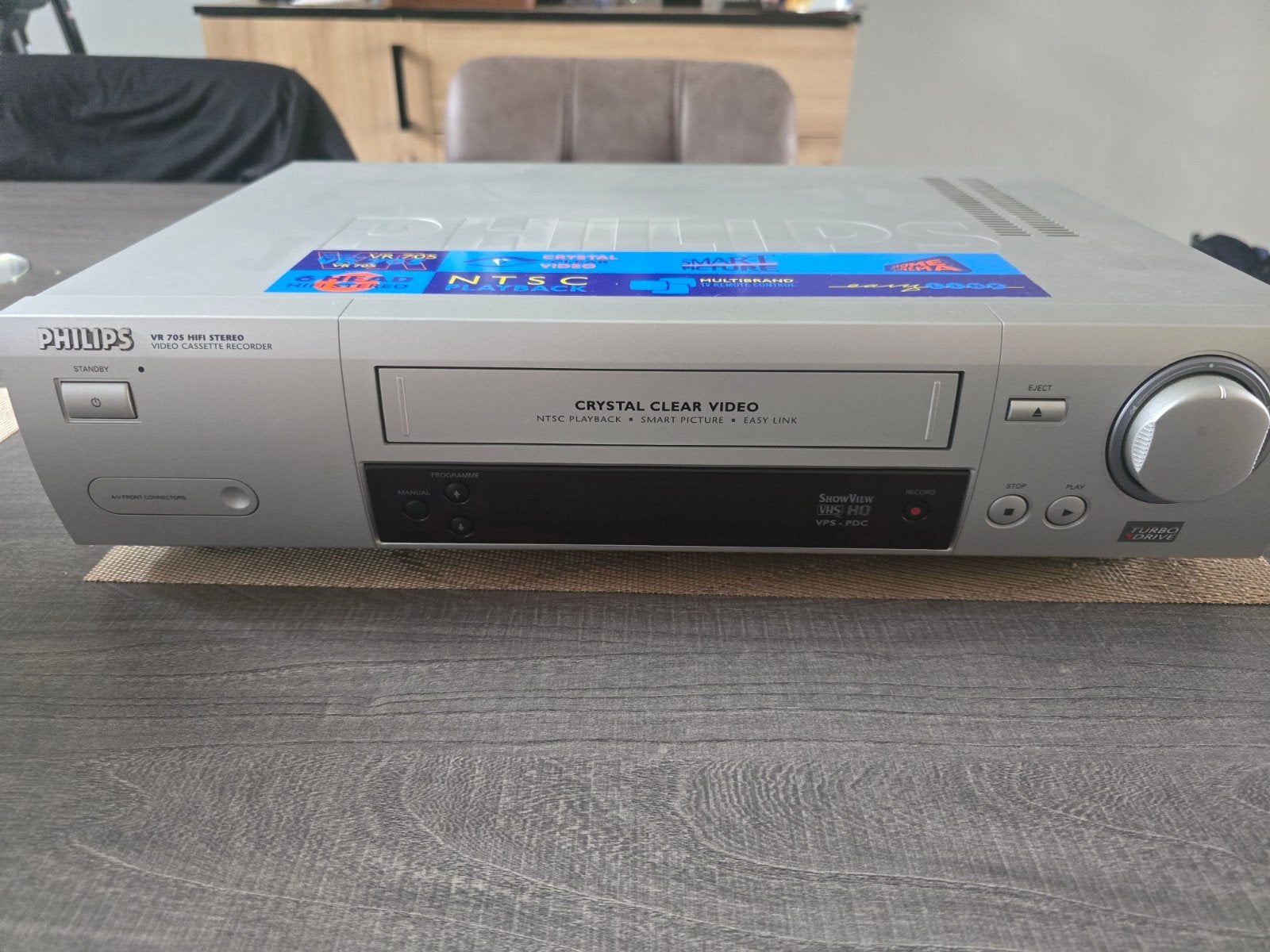 Philips VR 705 HIFI STEREO Videorecorder, Ophalen of Verzenden, Gebruikt, VHS-speler of -recorder