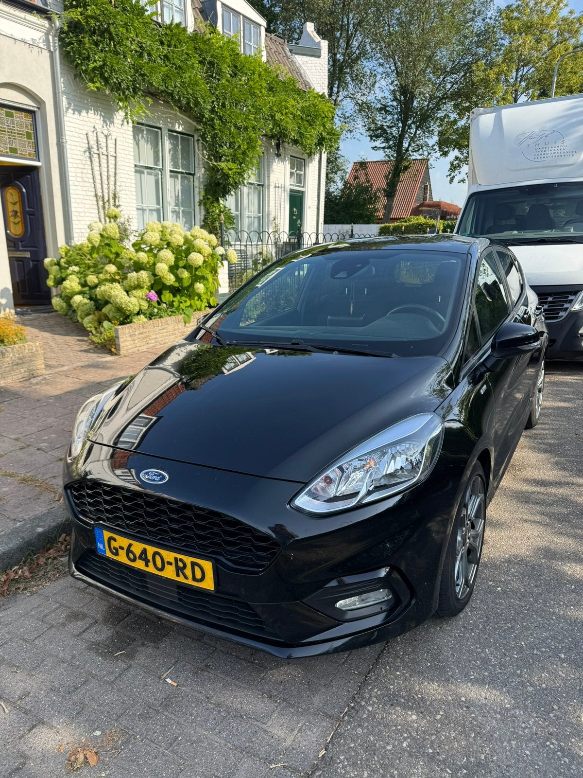 Ford Fiësta 1.0 Ecoboost 100pk 5dr 2019 Zwart, Voorwielaandrijving, Stof, Zwart, Handgeschakeld