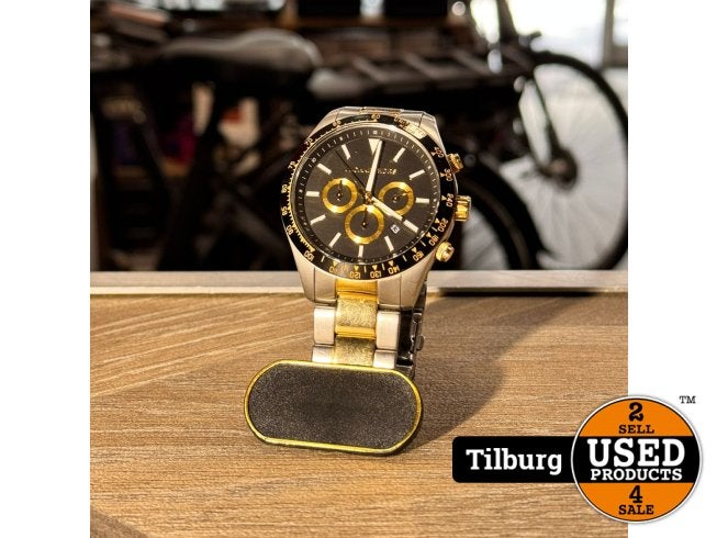 Michael Kors MK-8784 Heren horloge Zwart/Goud | Nette staat, Sieraden, Tassen en Uiterlijk, Flex Ltd., Zo goed als nieuw, https://flex.com/contact-us