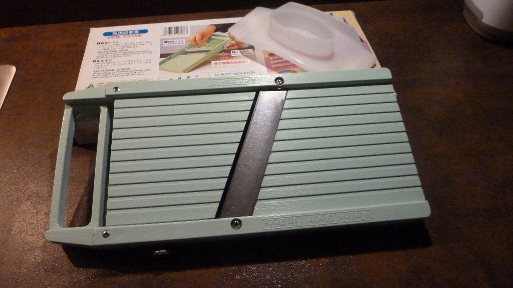 Benriner Jumbo Mandoline Snijmachine - Groenten en Fruit, Kunststof, Ophalen of Verzenden, Snijmachine, Overige merken