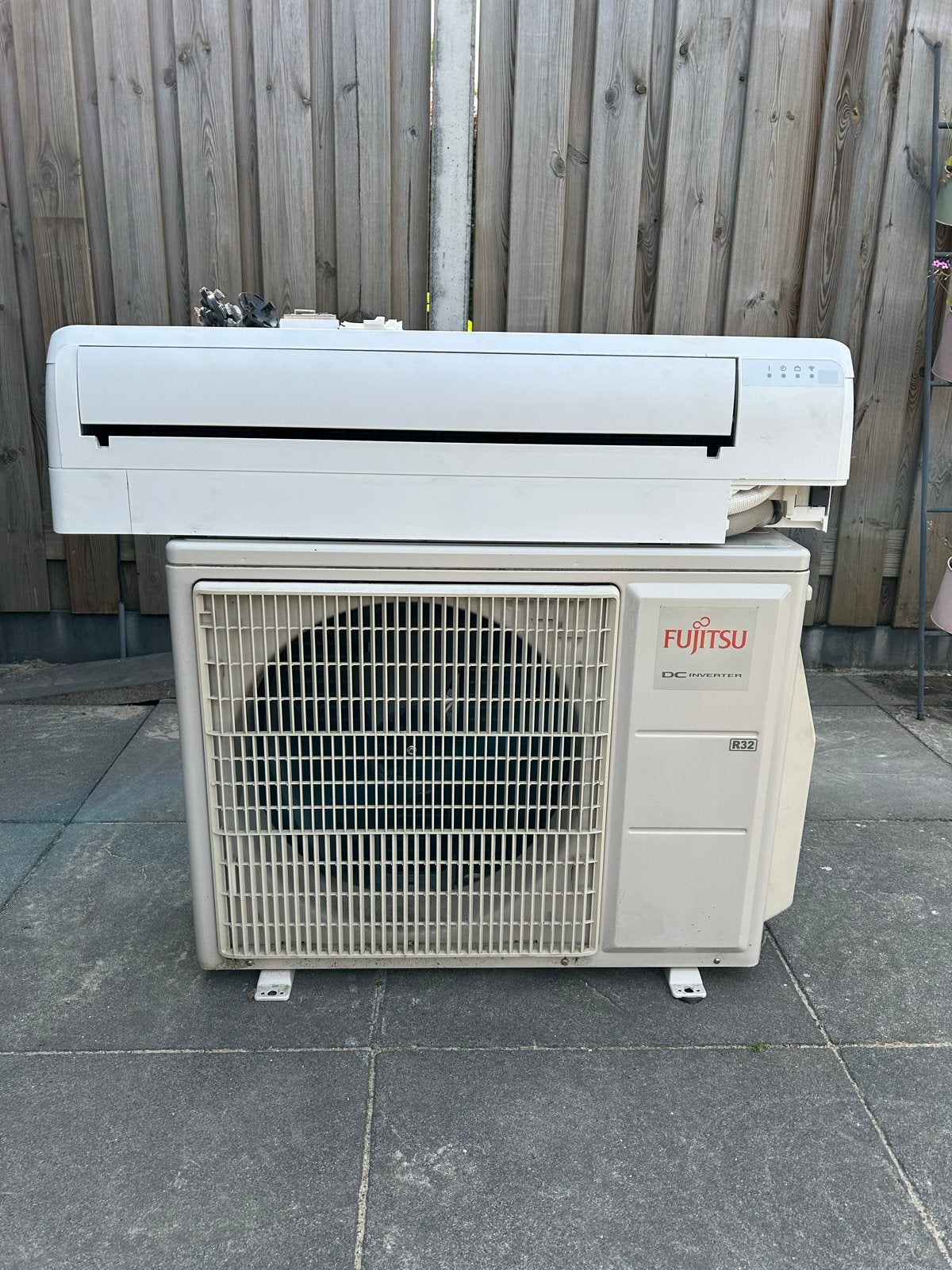 Fujitsu Airco (Koelen & Verwarmen), Witgoed en Apparatuur, Airco's, Ophalen, Gebruikt, Minder dan 60 m³, 3 snelheden of meer