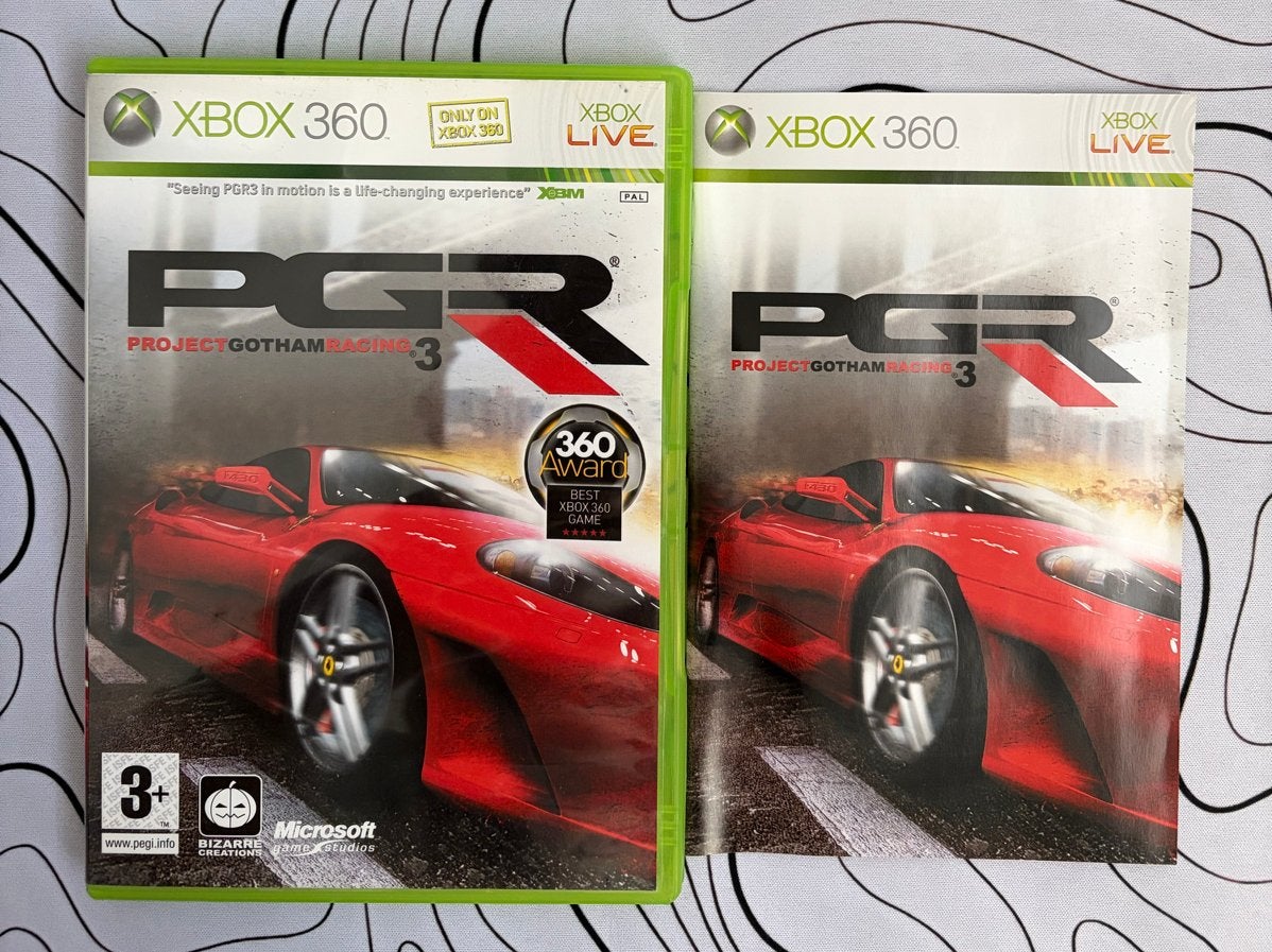 PGR 3 Project Gotham Racing Xbox 360, Online, Gebruikt, 1 speler, Racen en Vliegen