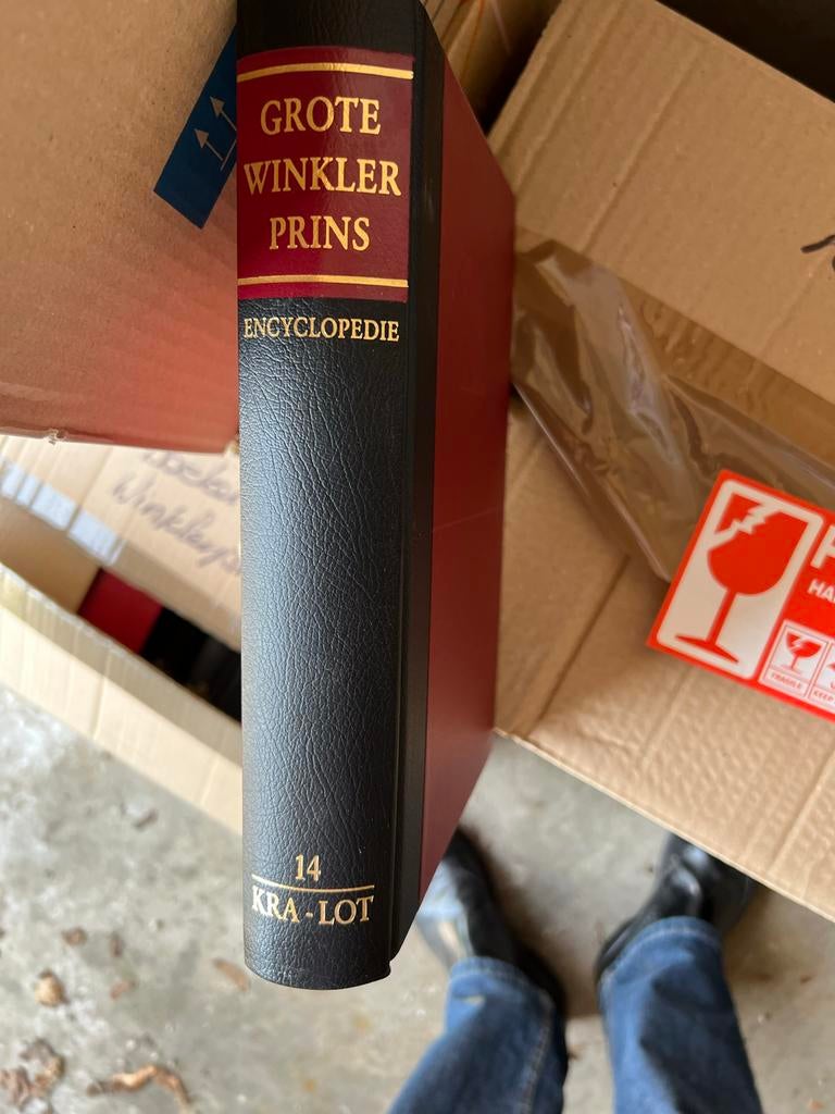 Complete 26-delige Winkler Prins Encyclopedie - Nieuwstaat, Boeken, Ophalen of Verzenden, Zo goed als nieuw, Algemeen, Complete serie
