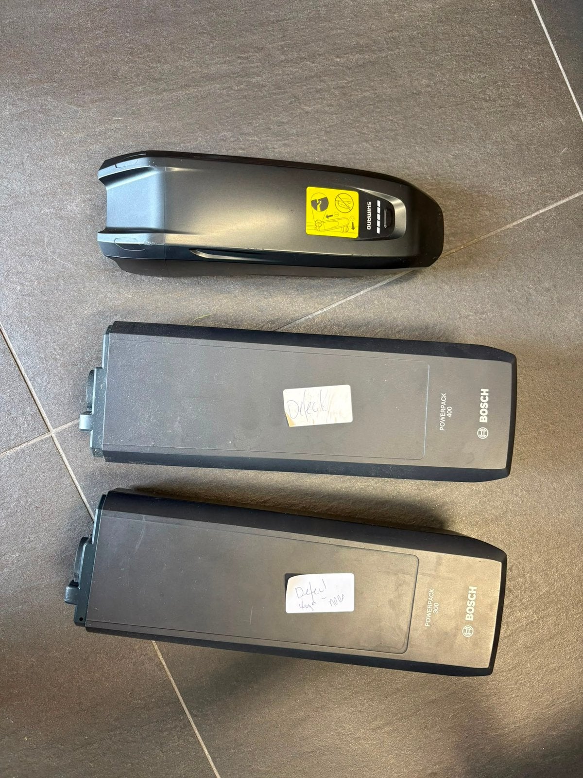 DEFECTE Bosch en Shimano accu’s, IN ÉÉN KOOP, Ophalen, Zo goed als nieuw