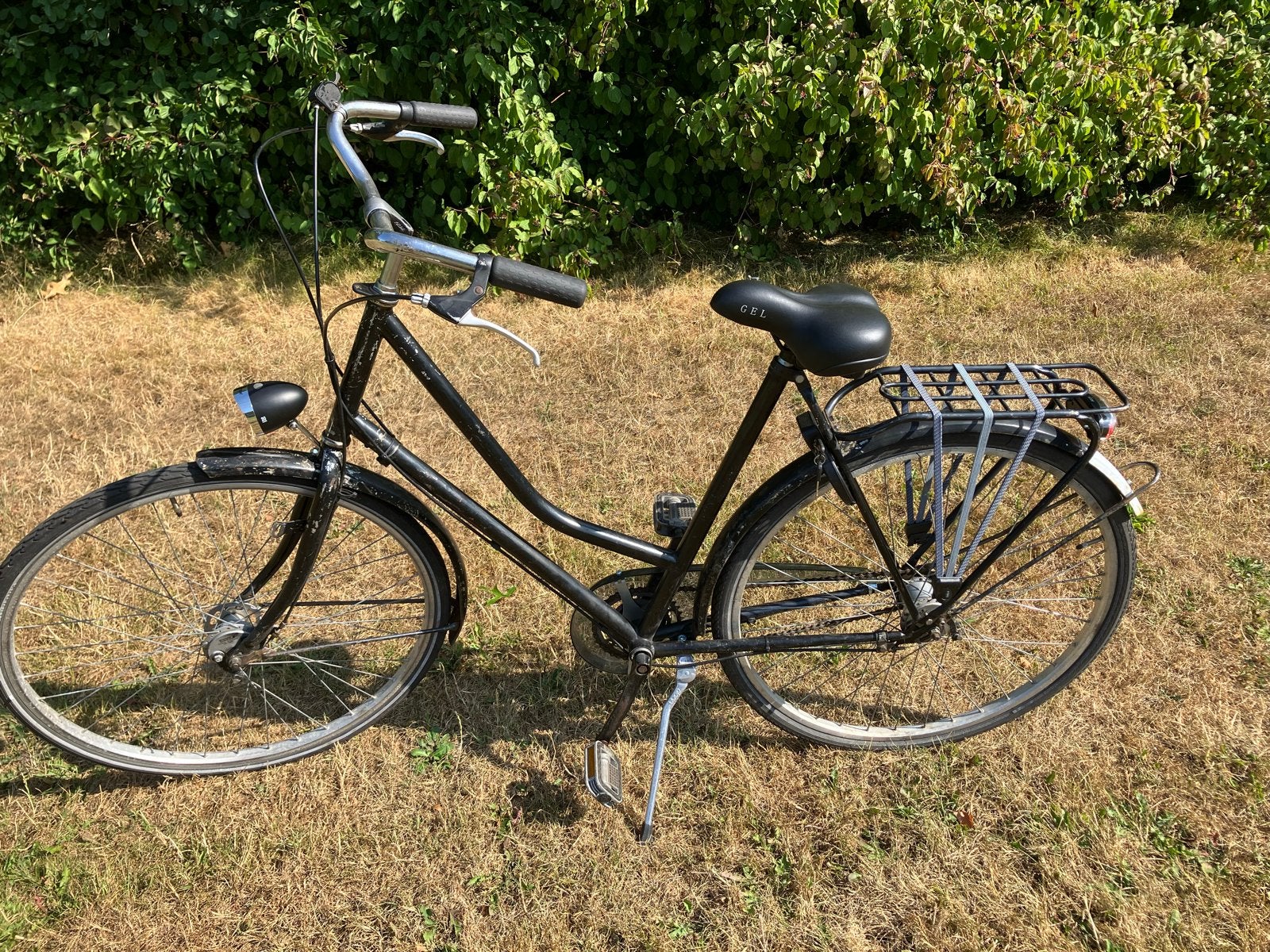 Stadsfiets met 3 versnellingen en nieuw zadel, Fietsen en Brommers, Velgrem, Versnellingen, Ophalen, Overige merken