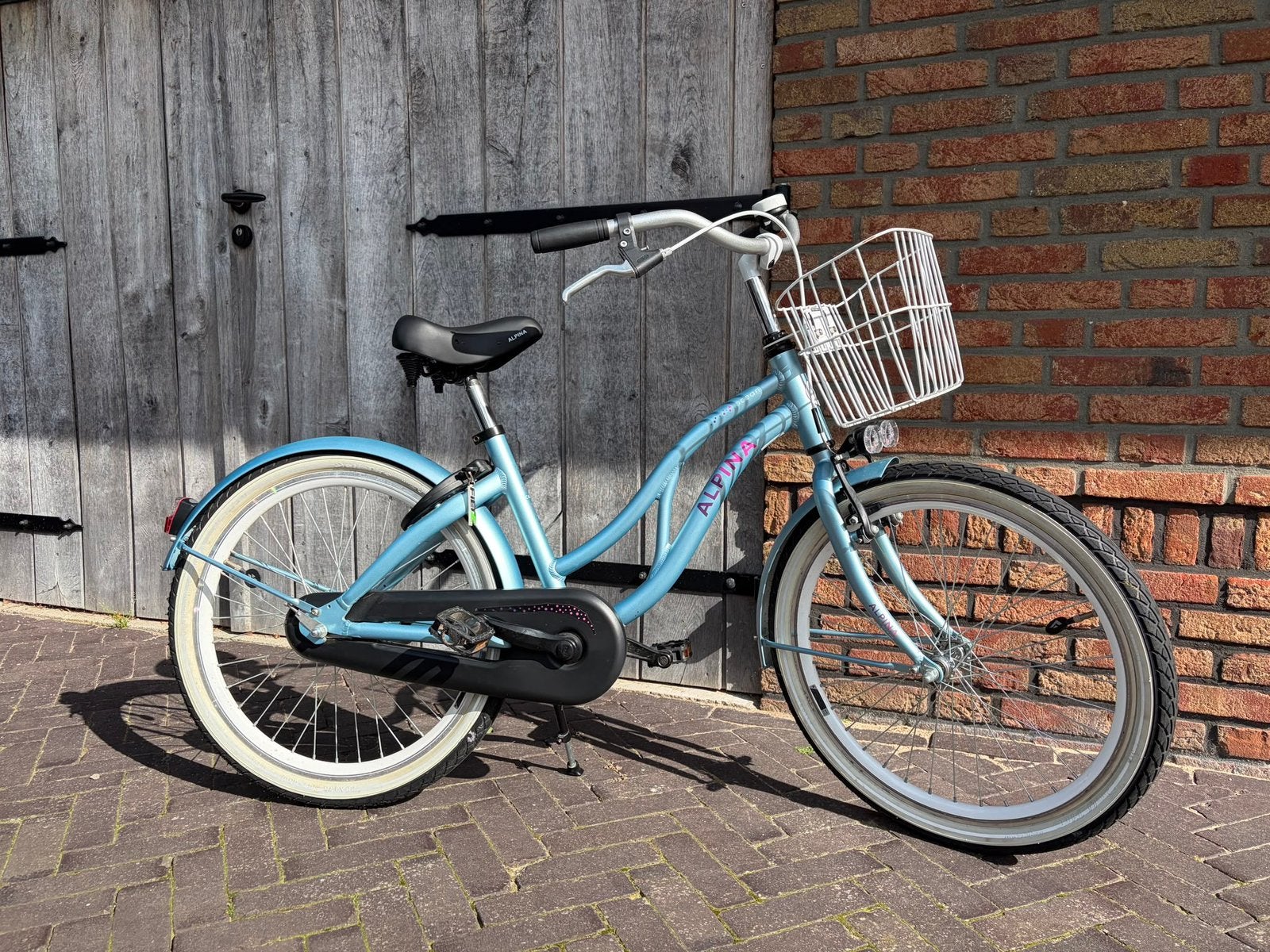 Alpina ocean dusk blue meisjesfiets als NIEUW frame 34, Ophalen, Zo goed als nieuw, 22 inch