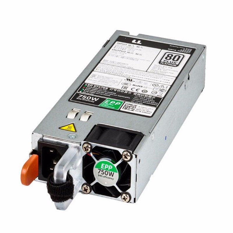 Dell 750W 80-Plus Platinum Power Supply V1YJ6, Dell B.V., Info@dell.com, Transformatorweg 38-72, 1014 AK Amsterdam
