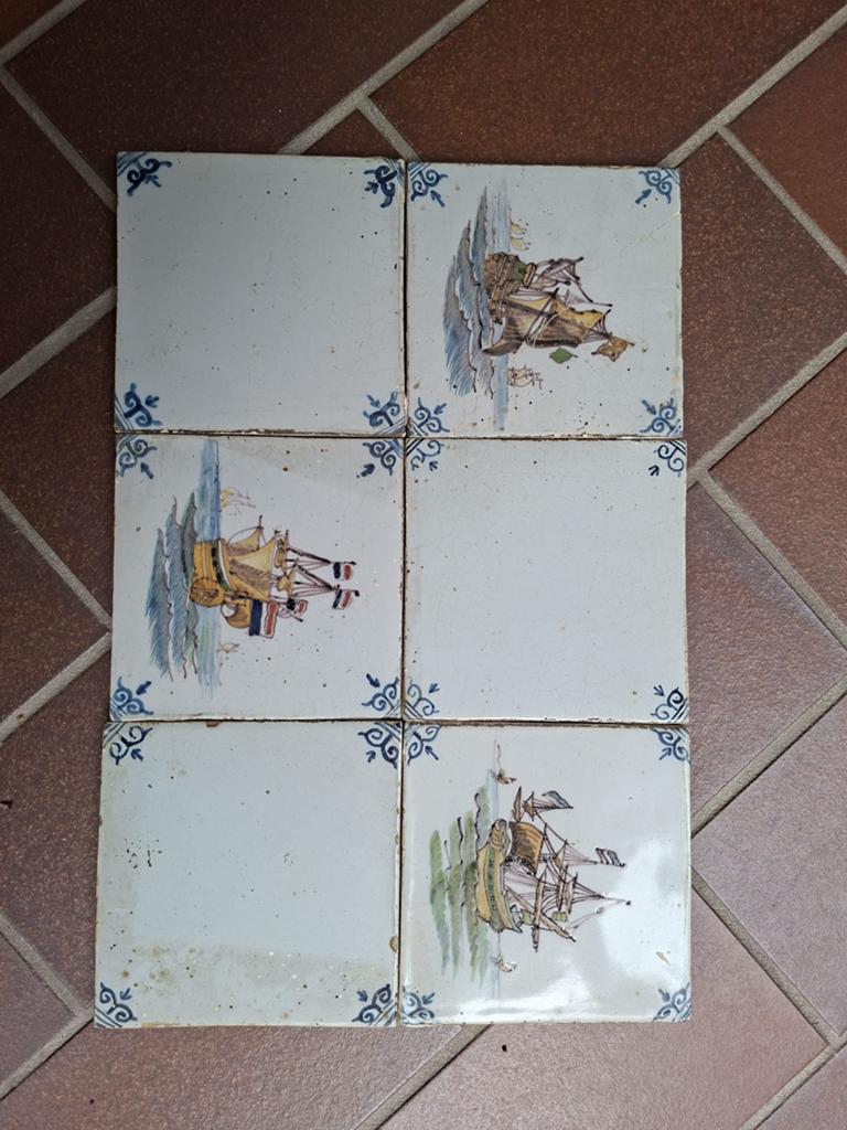 Makkumer aardewerk tegels, Ophalen of Verzenden