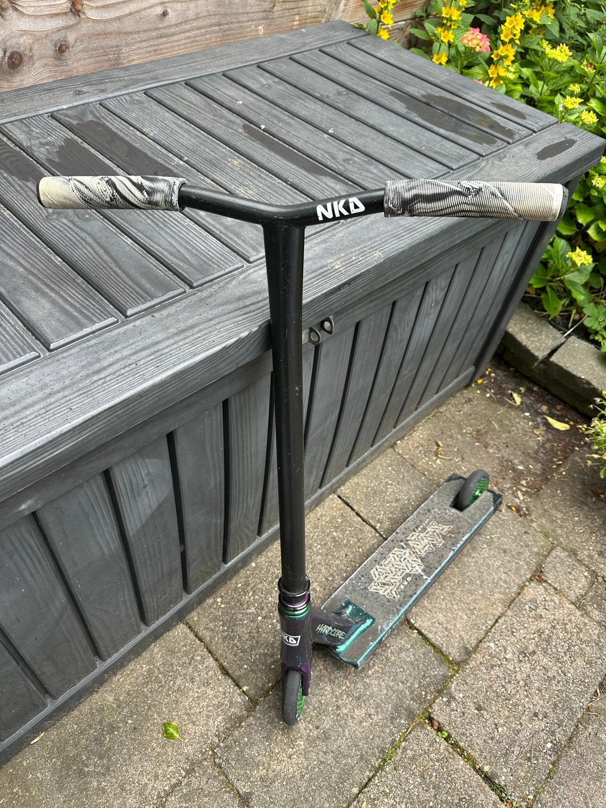 NKD Stuntstep - Hardcore editie, Fietsen en Brommers, Steps, Ophalen, Gebruikt, Gewone step