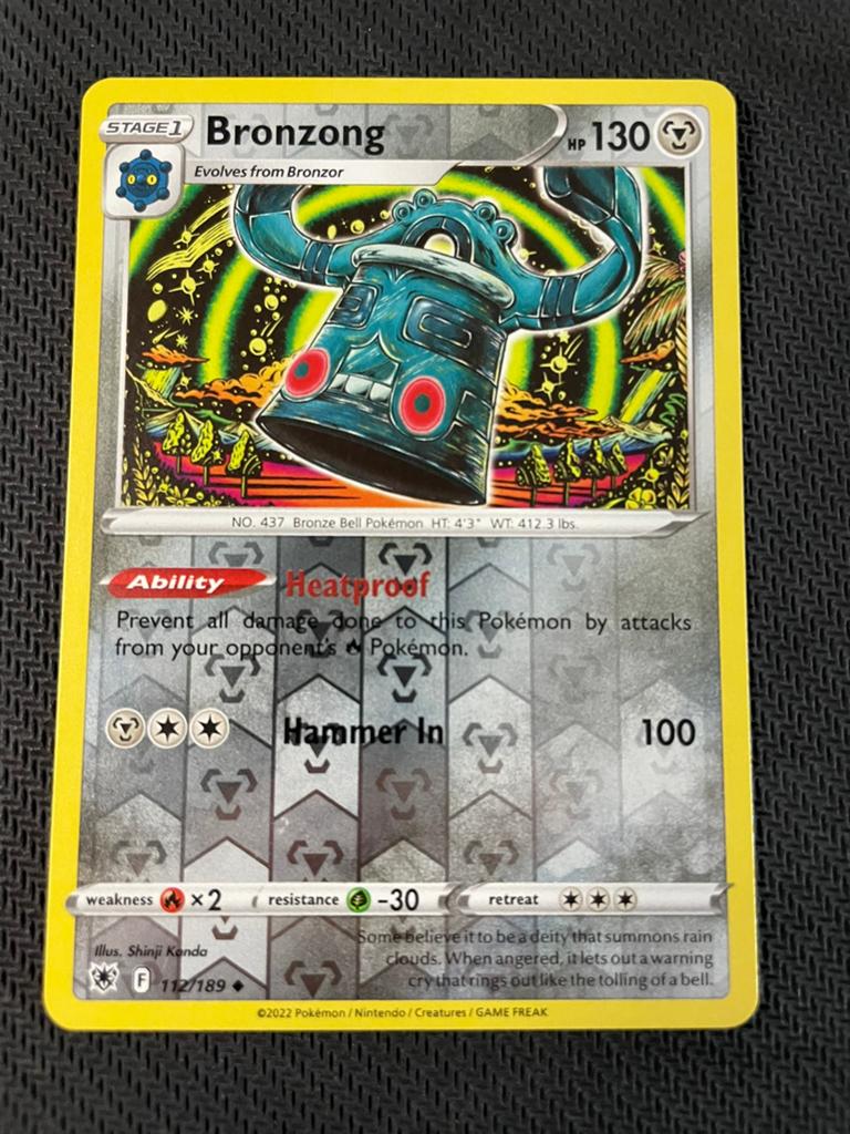 Bronzong 112/189 Reverse Holo Astral Radiance, Ophalen of Verzenden, Zo goed als nieuw