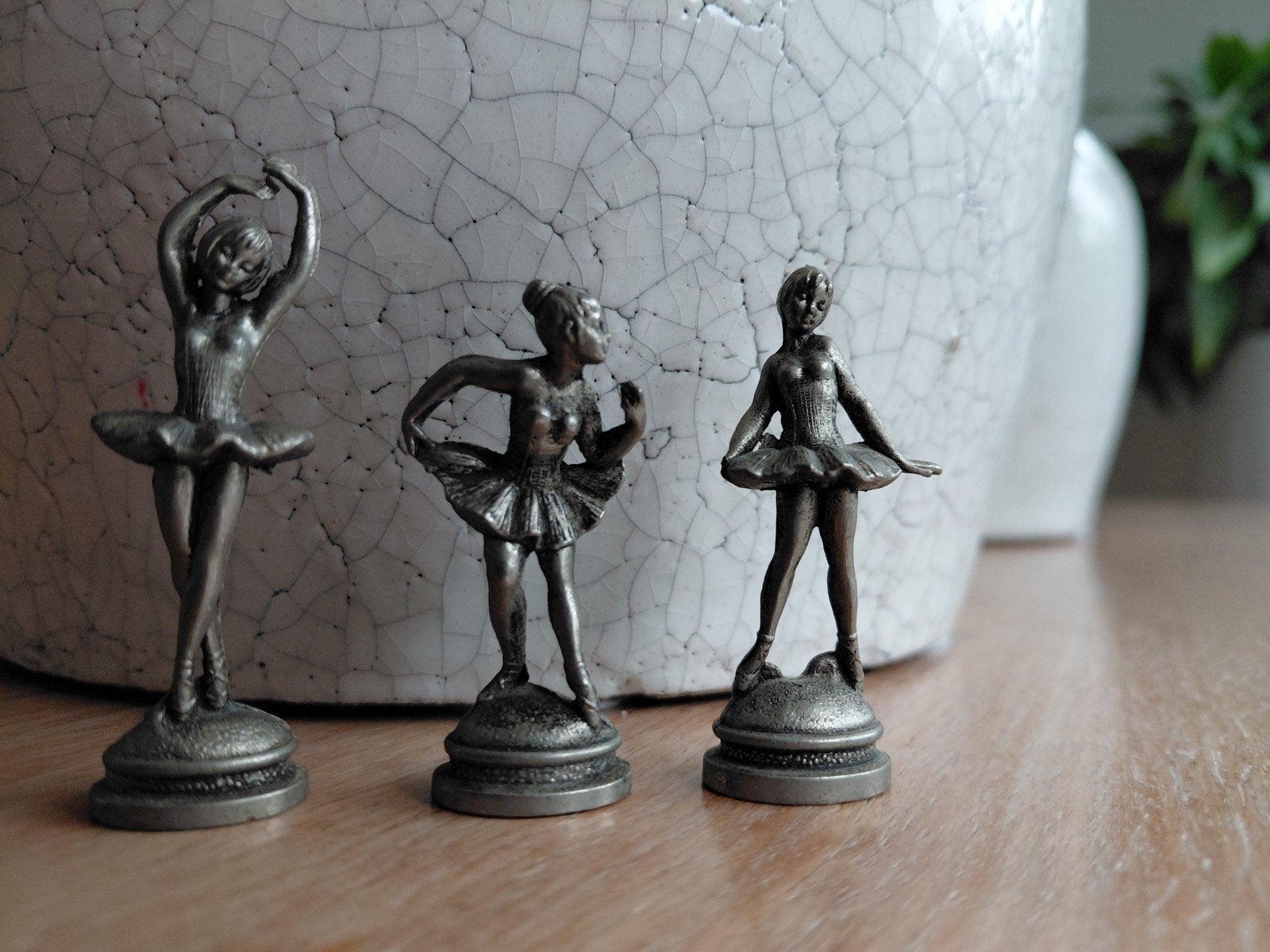3x Ferrero tin / metalen ballerina's vintage, Antiek en Kunst, Ophalen of Verzenden