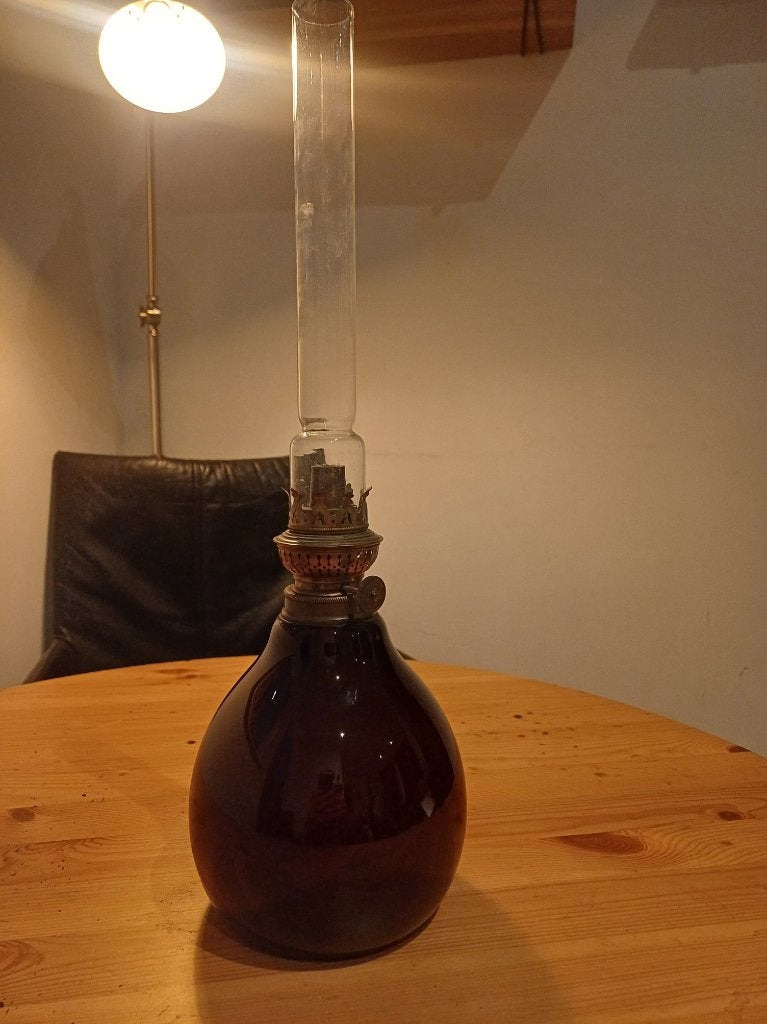 Antieke Kosmos Brenner olielamp, Ophalen of Verzenden
