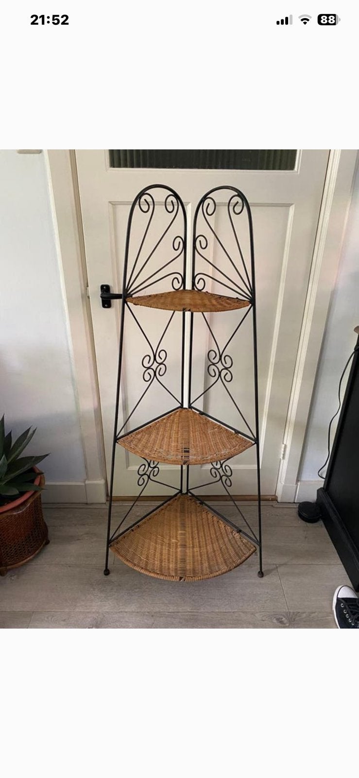 Prachtige gietijzeren etagere, plantentafel, Ophalen, Zo goed als nieuw
