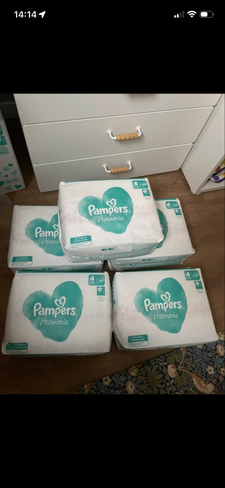 Pamper Harmonie luiers maat 4, Ophalen of Verzenden, Nieuw
