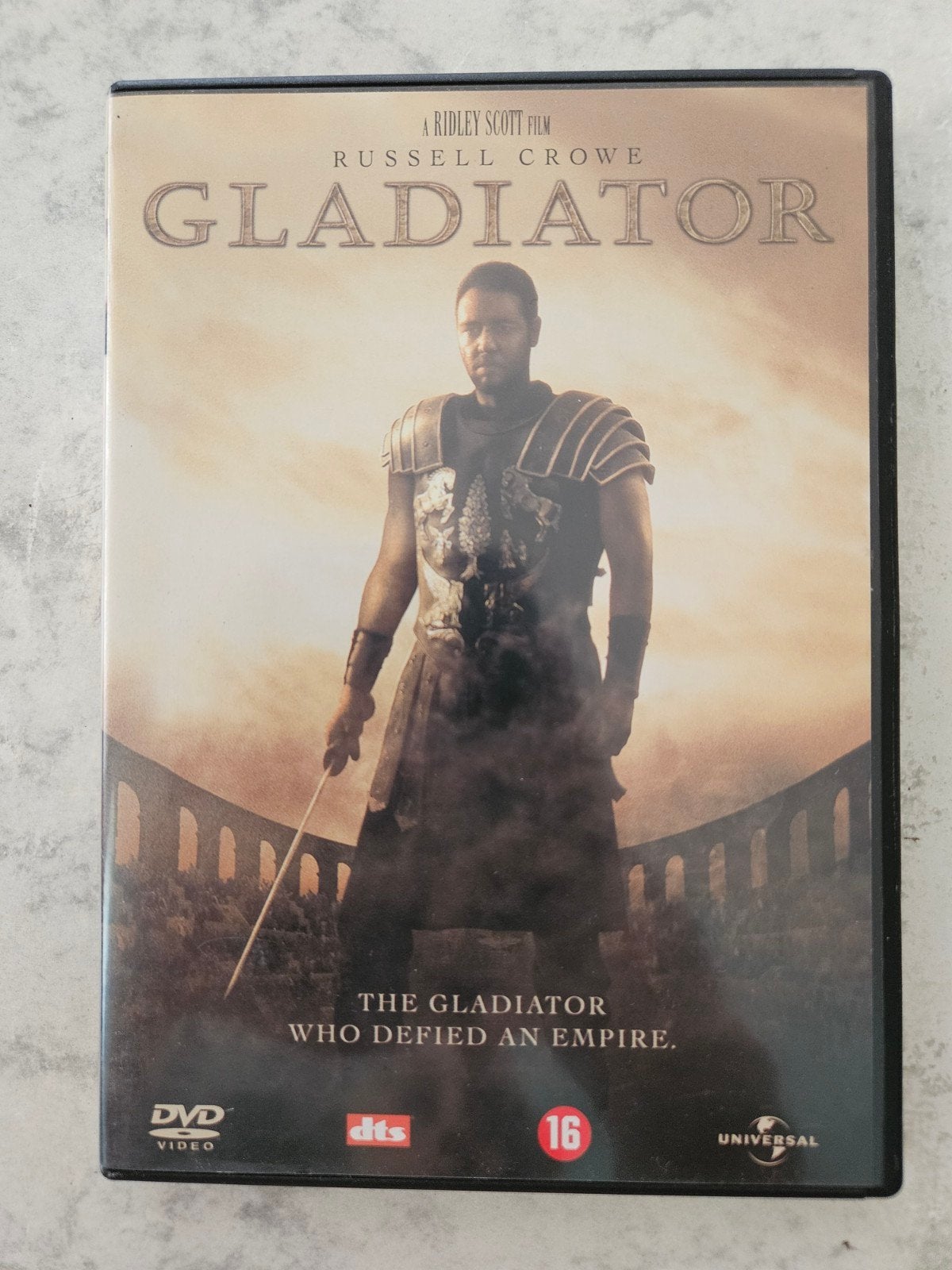 DVD Gladiator (Russell Crowe), Vanaf 16 jaar, Ophalen of Verzenden, Zo goed als nieuw