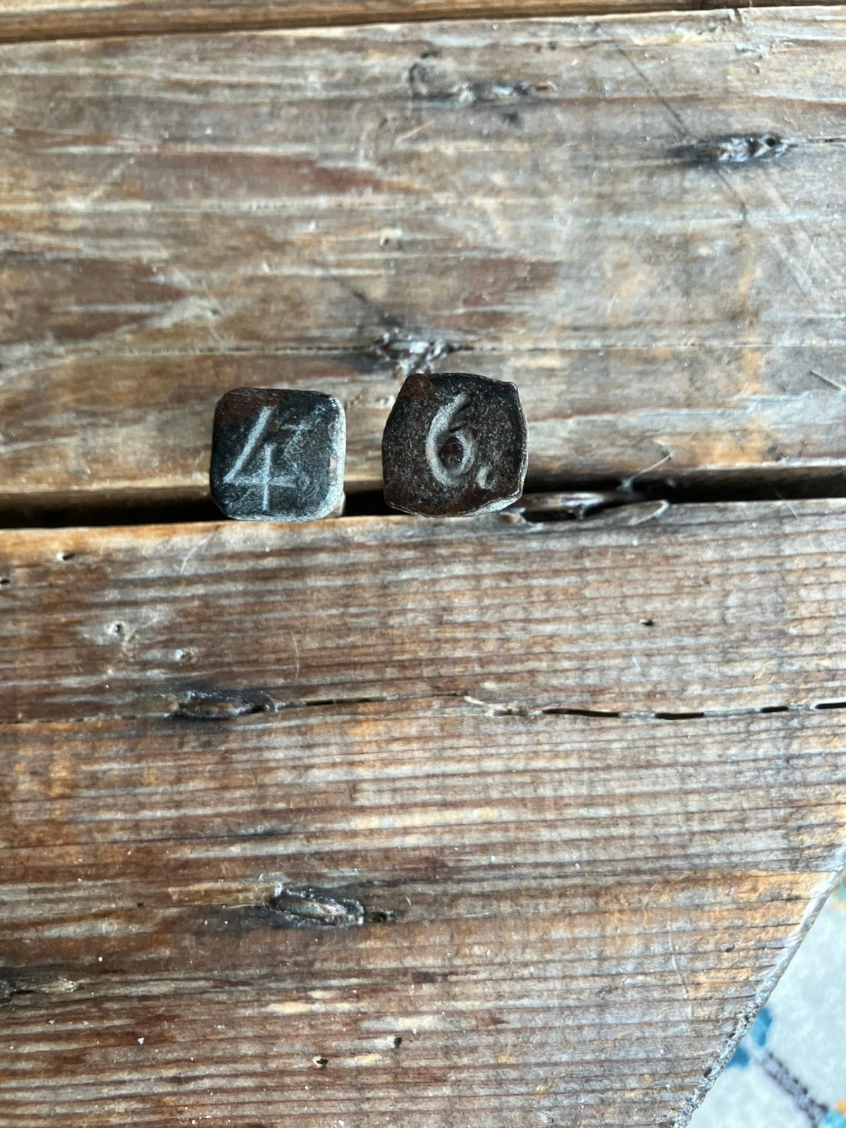 Oude spoorweg nagels - genummerd, Antiek en Kunst, Ophalen of Verzenden