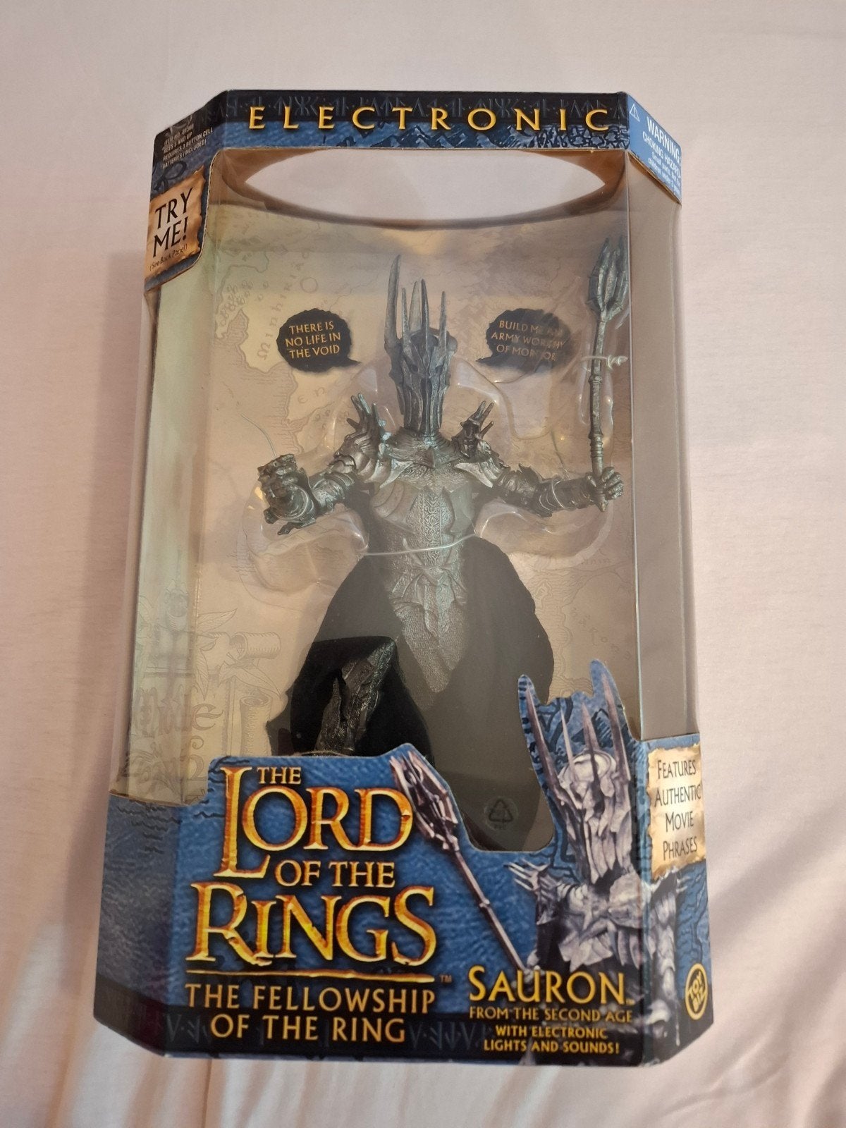 ToyBiz Lord of the Rings Elektronische Sauron Actiefiguur, Verzamelen, Ophalen of Verzenden, Nieuw, Actiefiguurtje