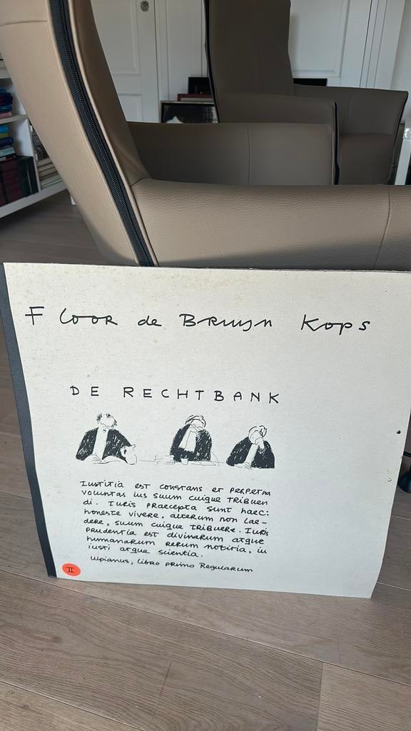 Bijzondere kunstmap met tekst en zeefdruk, Antiek en Kunst, Ophalen of Verzenden