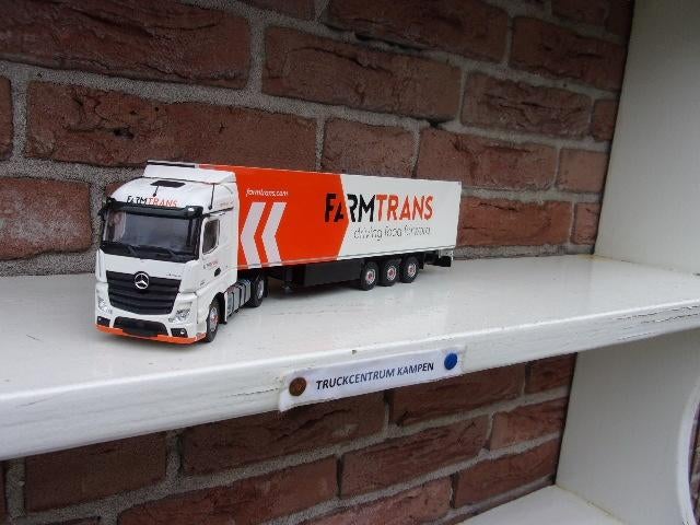 Tekno  Mercedes  Benz  Actros  van  Farm  Trans., Ophalen of Verzenden, Nieuw, Bus of Vrachtwagen, Tekno