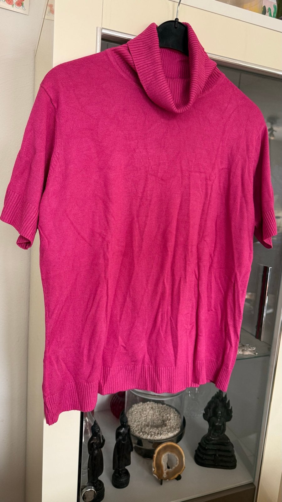 Roze coltrui met korte mouwen - M&S Mode XXL, Kleding | Dames, Ophalen of Verzenden, Zo goed als nieuw, Maat 46/48 (XL) of groter