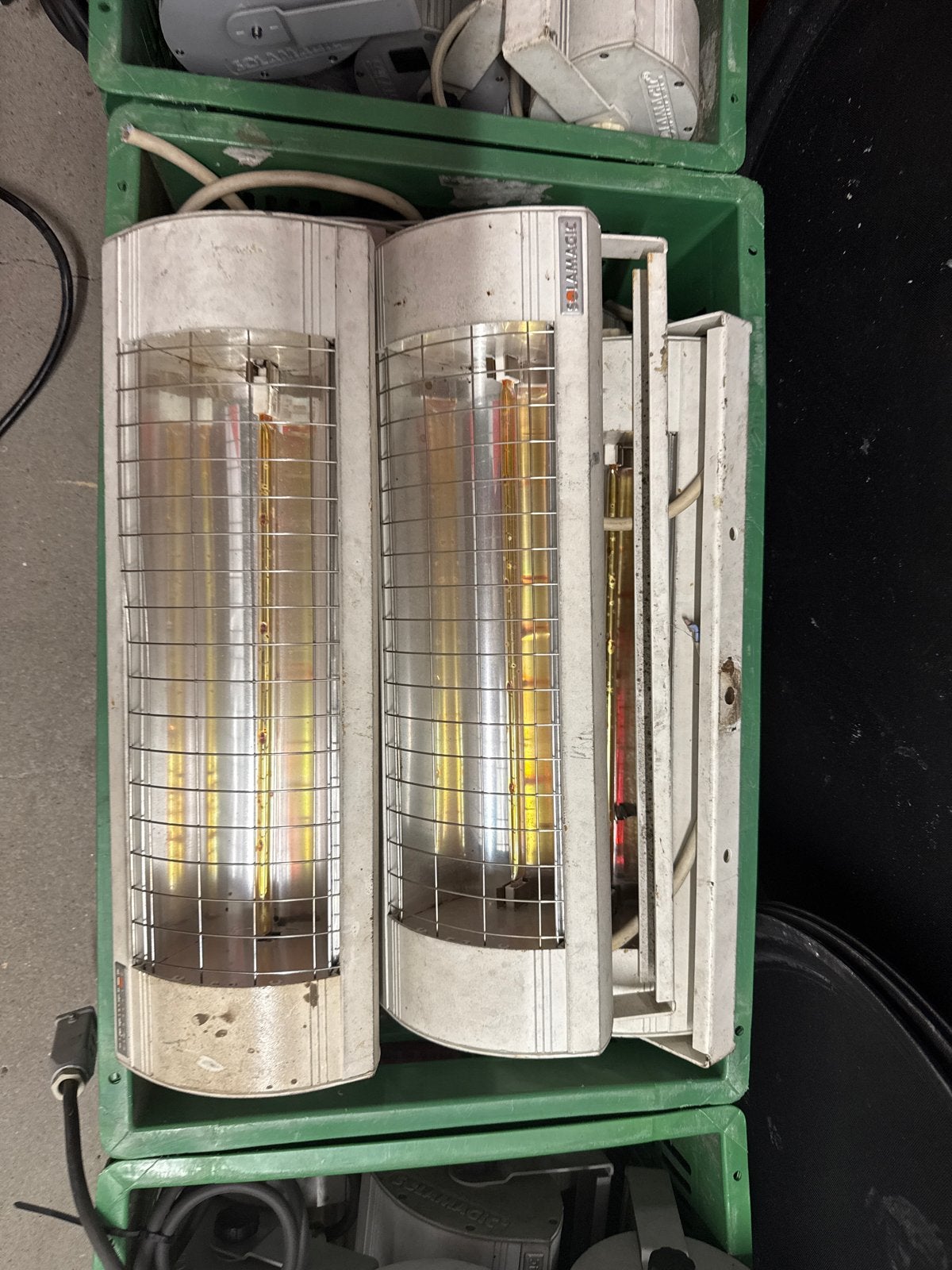 20 Heaters te koop - Partij terrasverwarmers, Ophalen, Gebruikt, Elektrisch