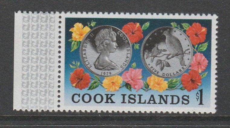 Cook-eilanden - Michelnr 628 - munten en bloemen - pf, Verzenden, Postfris