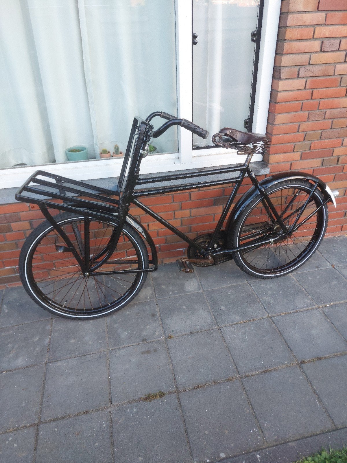 Oldtimer transportfiets 26 inch, Fietsen en Brommers, Ophalen, Terugtraprem, Onbekend, Minder dan 47 cm