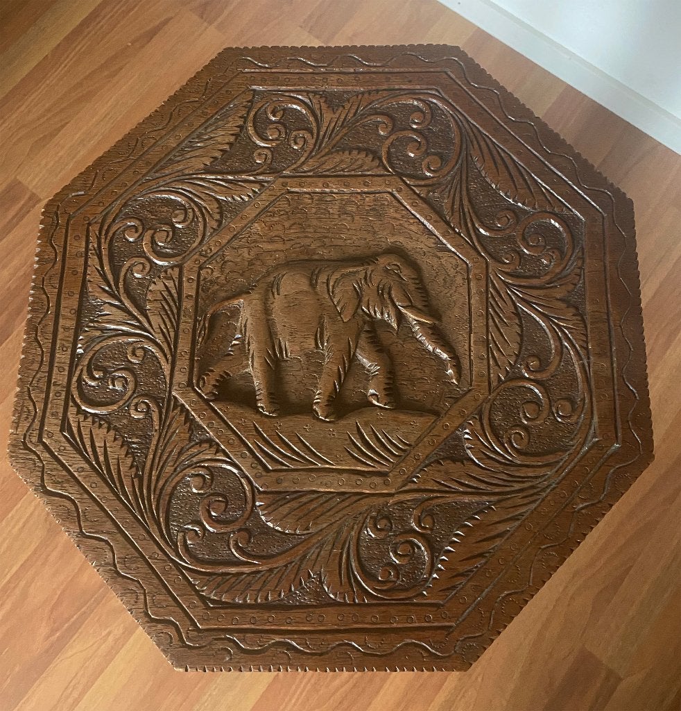 antiek bijzettafeltje, Antiek, Minder dan 55 cm, Gebruikt, Ophalen of Verzenden