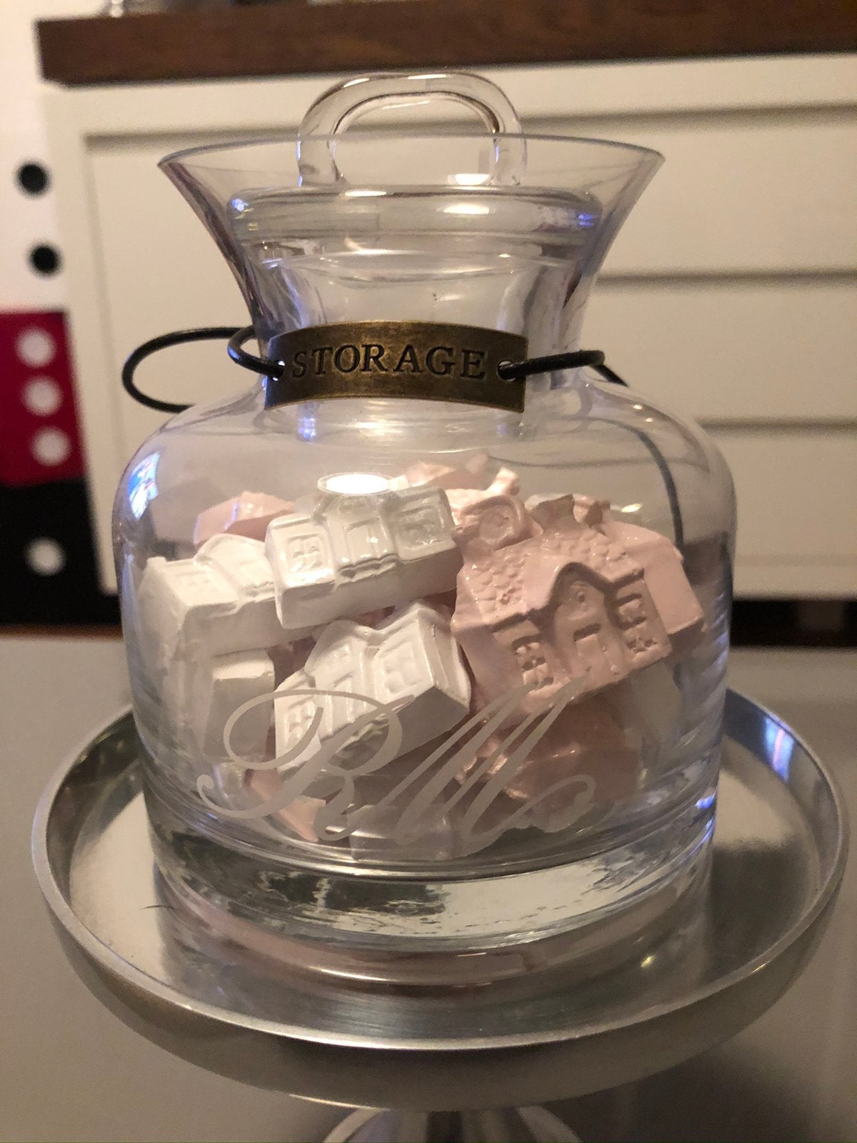 Decoratie sier pepermuntjes huisje Riviera Maison., Huis en Inrichting, Woonaccessoires | Overige, Ophalen, Nieuw
