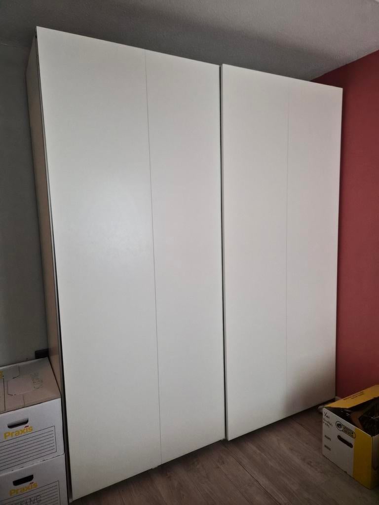 Pax kledingkast (ikea) 200x236 hang, leg en lades, Gebruikt, 200 cm of meer, 200 cm of meer, 50 tot 75 cm