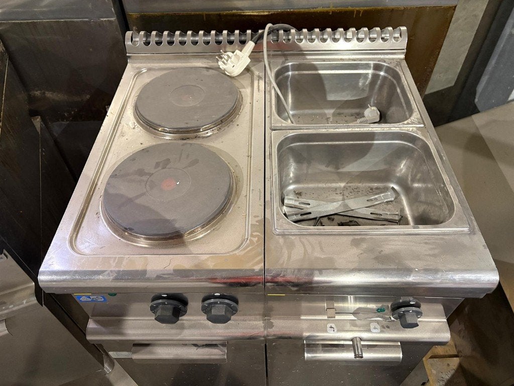 Electrolux Fornuis met Bain Marie - 400V Perilex, Ophalen, Gebruikt, Fornuis, Frituur en Grillen