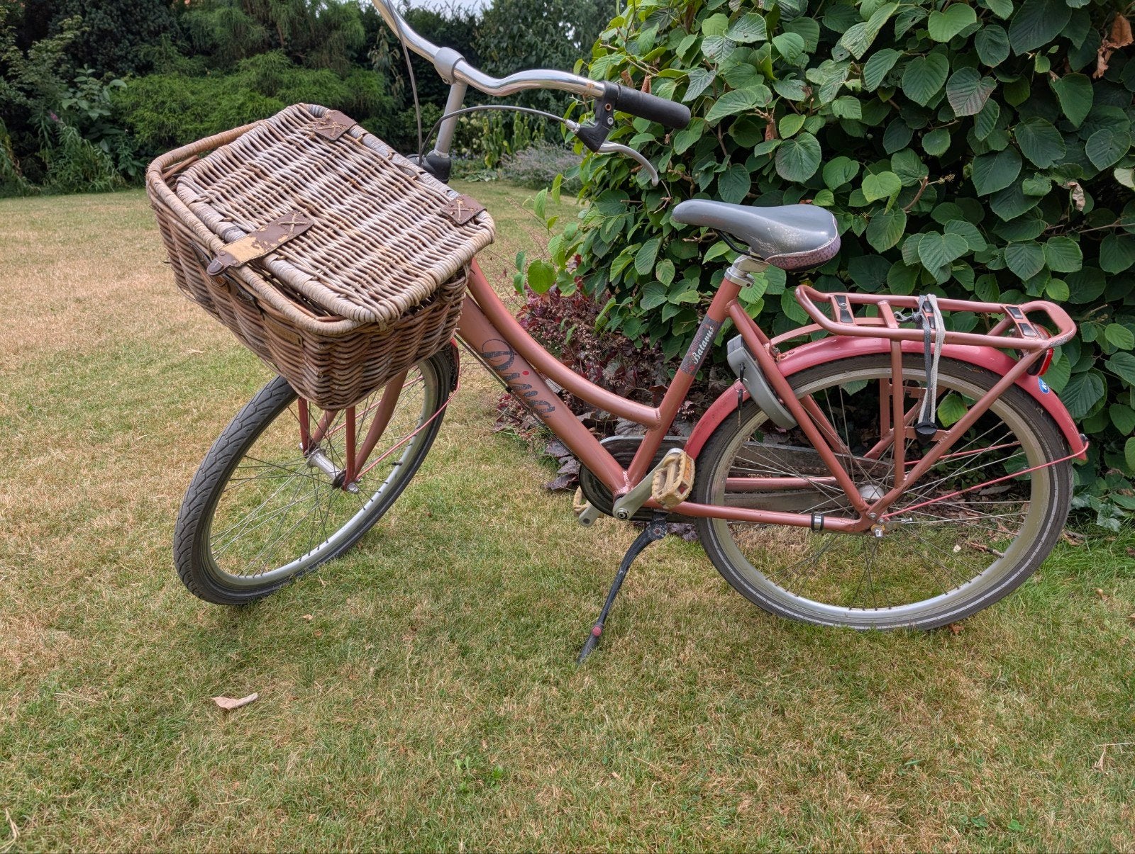 Batavus Diva meisjesfiets 26 inch met mand, Terugtraprem, Gebruikt, Batavus, Handrem