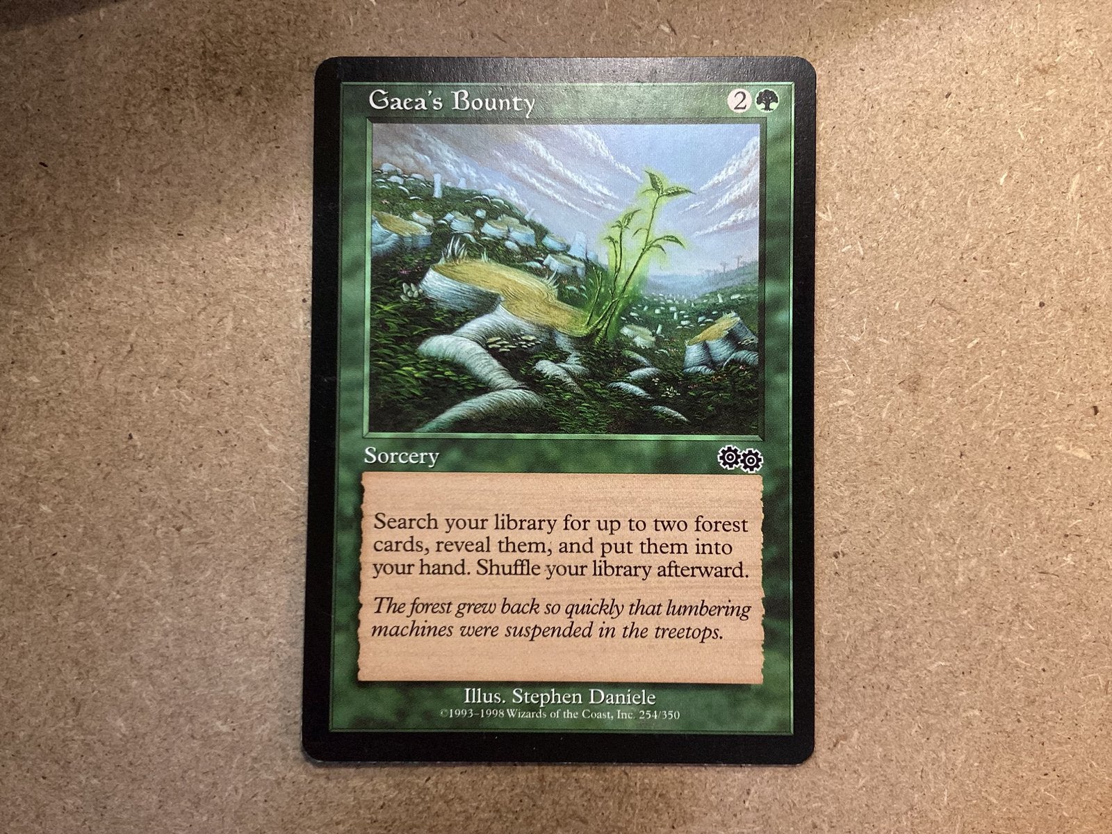 1x Gaea’s Bounty [254/350] (Excellent), Ophalen of Verzenden, Zo goed als nieuw, Losse kaart