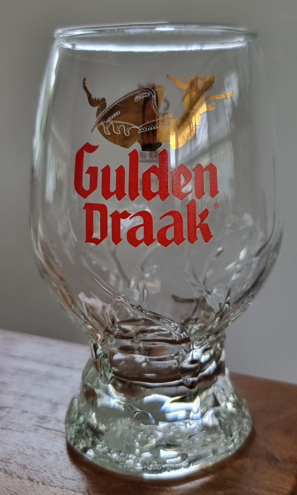 Prachtig Gulden Draak Drakenei-glas - ZGAN, Verzamelen, Ophalen of Verzenden, Zo goed als nieuw, Glas of Glazen, Overige merken