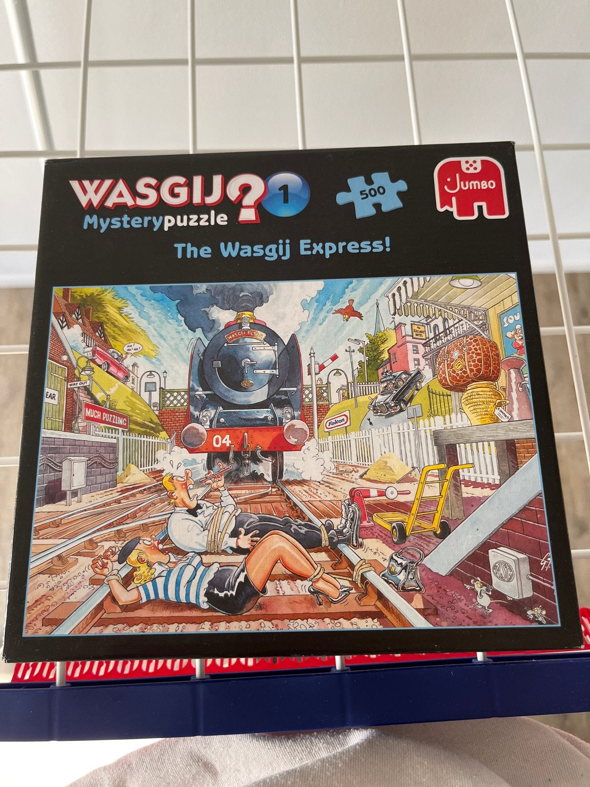 Wasgij Mystery Puzzel 500 Stukjes - The Wasgij Express!, Ophalen of Verzenden, 500 t/m 1500 stukjes, Gebruikt, Legpuzzel
