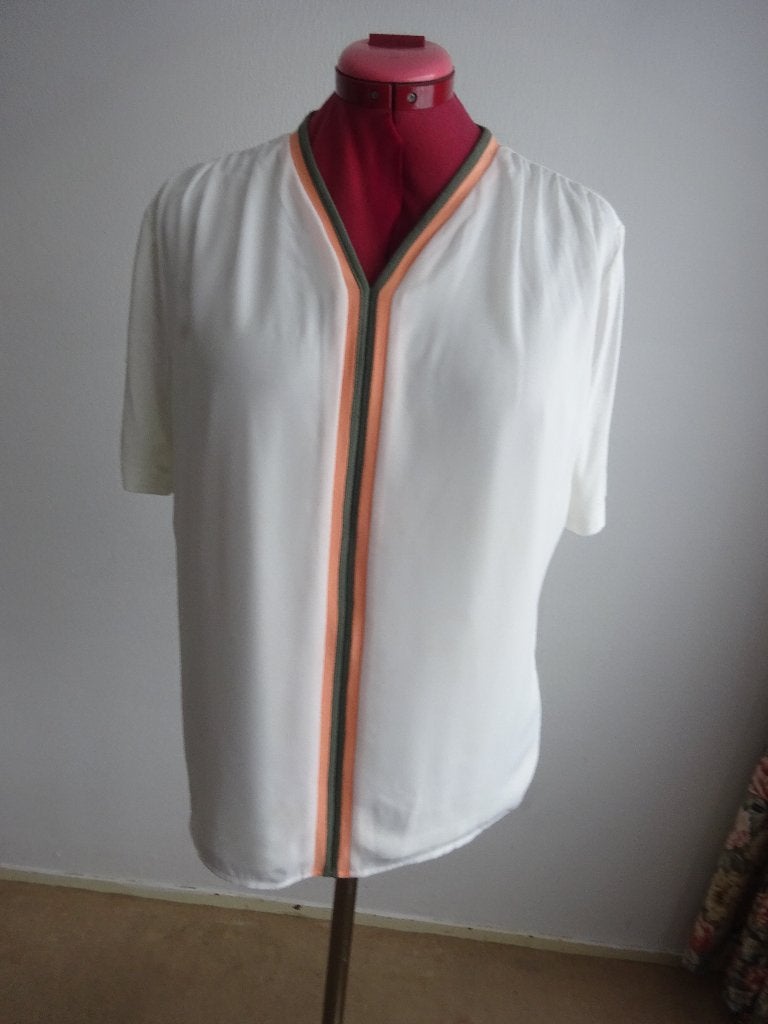 Frank Walder shirt mt 46, Verzenden, Wit, Maat 46/48 (XL) of groter, Zo goed als nieuw