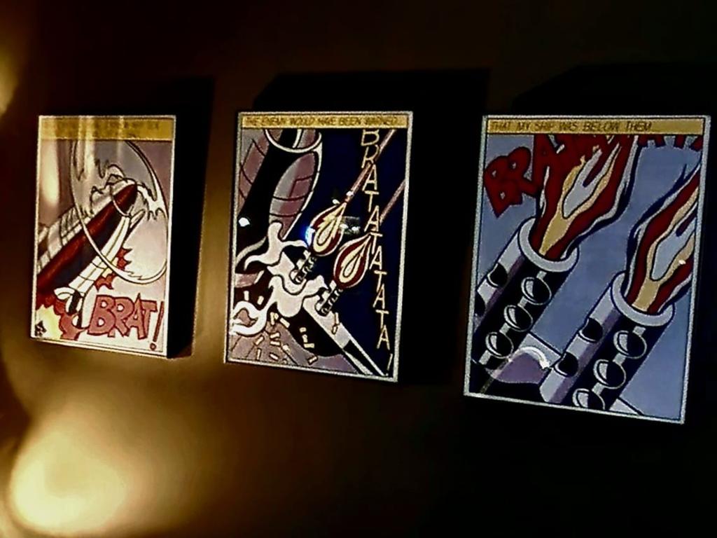 Iconisch 3-luik van Pop Art kunstenaar Roy Lichtenstein, Antiek en Kunst, Kunst | Litho's en Zeefdrukken, Ophalen